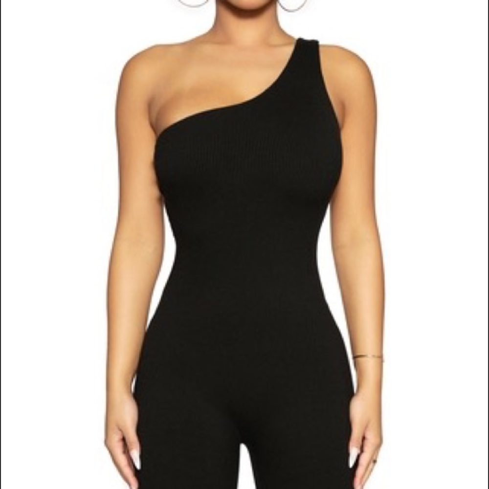 Naked wardrobe snatched ribbed jumpsuit